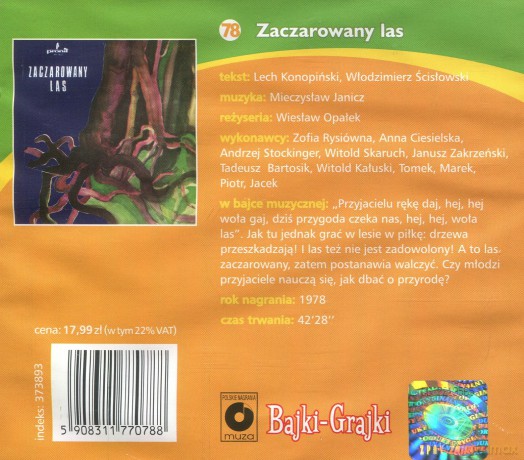 Zaczarowany Las - Lech Konopiński, Włodzimierz Ścisłowski [AUDIOBOOK] [CD]