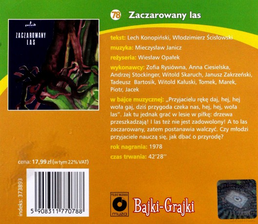 Zaczarowany Las - Lech Konopiński, Włodzimierz Ścisłowski [AUDIOBOOK] [CD]