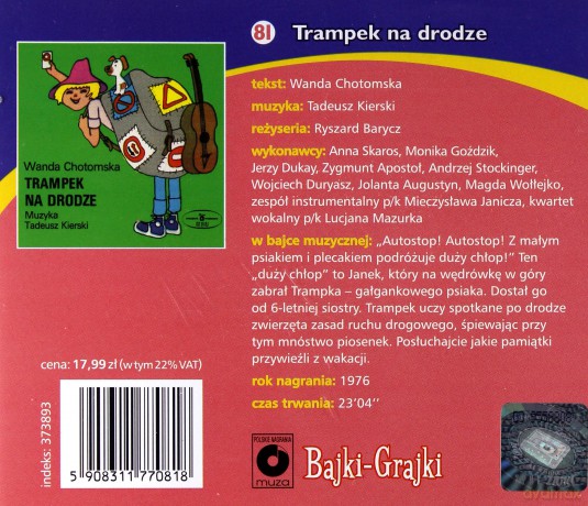 Trampek na drodze [AUDIOBOOK] [CD]