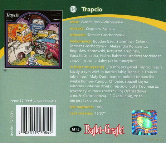 Trapcio [AUDIOBOOK] [CD]