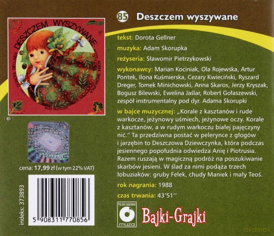 Deszczem wyszywane [AUDIOBOOK] [CD]