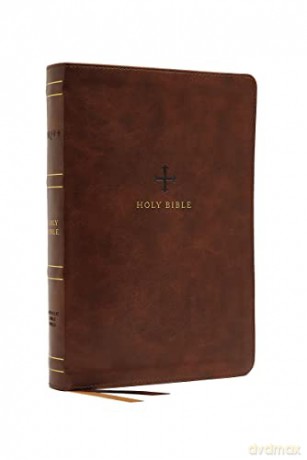 NRSV, Catholic Bible, Thinline Edition, Leathersoft, Brown, Comfort Print: Holy Bible [KSIĄŻKA]