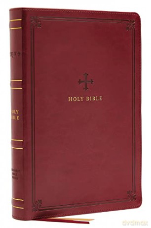 NRSV, Catholic Bible, Thinline Edition, Leathersoft, Red, Comfort Print: Holy Bible [KSIĄŻKA]