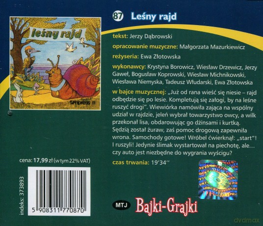 Leśny rajd [AUDIOBOOK] [CD]