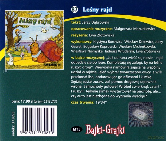 Leśny rajd [AUDIOBOOK] [CD]