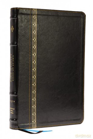 NRSVCE, Great Quotes Catholic Bible, Leathersoft, Black, Comfort Print: Holy Bible - Catholic Bible Press [KSIĄŻKA]
