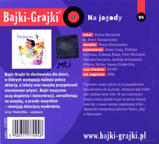 Na jagody [AUDIOBOOK] [CD]