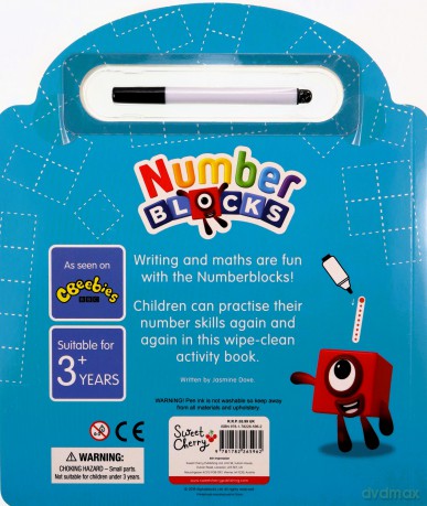 Numberblocks Wipe Clean (Numbers 1-5) - includes a FREE pen! Home learning resource for KS1 maths [KSIĄŻKA]