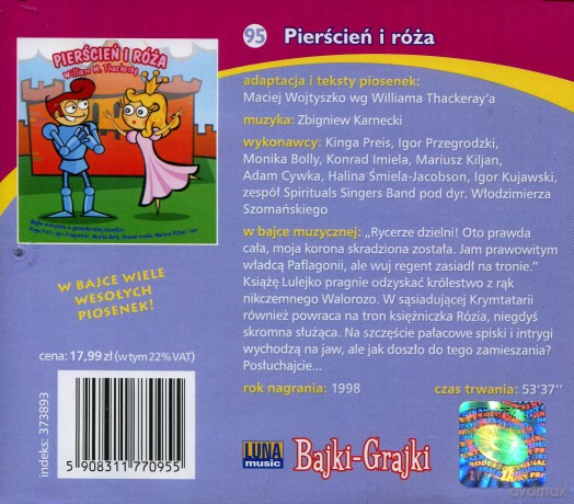 Pierścień i róża [AUDIOBOOK] [CD]