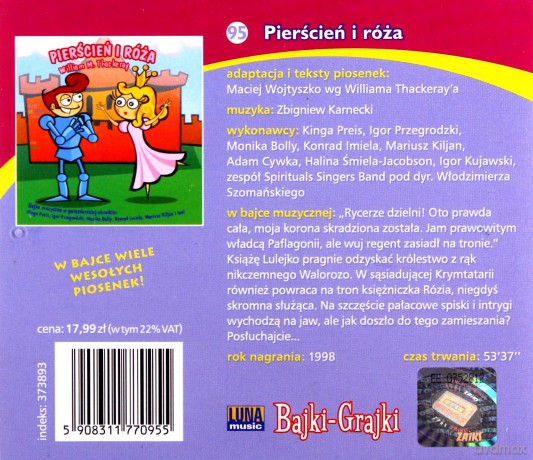 Pierścień i róża [AUDIOBOOK] [CD]
