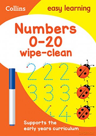 Numbers 0-20 Age 3-5 Wipe Clean Activity Book: Ideal for home learning (Collins Easy Learning Preschool) - Collins Easy Learning [KSIĄŻKA]