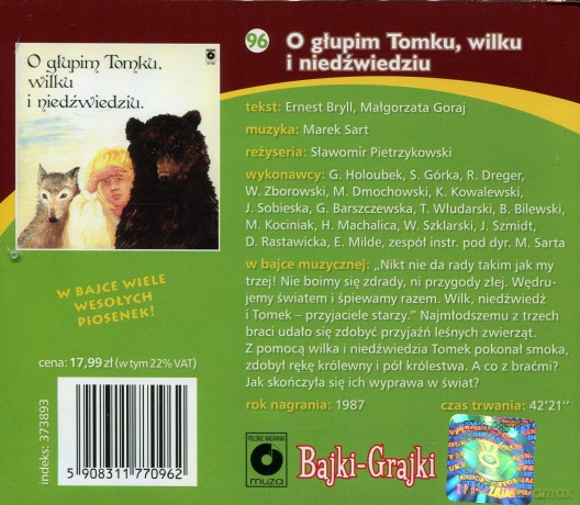 O głupim Tomku, wilku [AUDIOBOOK] [CD]