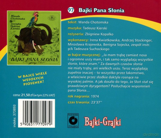 Bajka Pana Słonia [AUDIOBOOK] [CD]