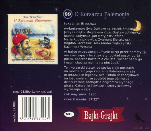 O Korsarzu Palemonie [AUDIOBOOK] [CD]
