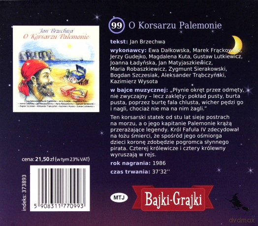 O Korsarzu Palemonie [AUDIOBOOK] [CD]
