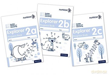 Numicon: Number, Pattern and Calculating 2 Explorer Progress Books ABC (Mixed pack) - Ruth Atkinson [KSIĄŻKA]