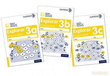 Numicon: Number, Pattern and Calculating 3 Explorer Progress Books ABC (Mixed pack) - Ruth Atkinson [KSIĄŻKA]