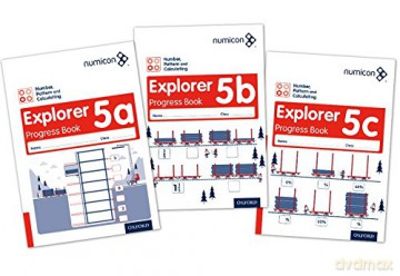 Numicon: Number, Pattern and Calculating 5 Explorer Progress Books ABC (Mixed pack) - Tony Wing [KSIĄŻKA]