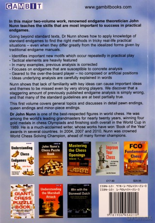 Nunn's Chess Endings, Volume 1: v. 1 - John Nunn [KSIĄŻKA]