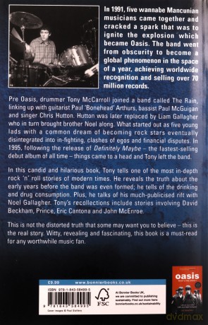 Oasis the Truth: My Life as Oasis's Drummer - Tony McCarroll [KSIĄŻKA]