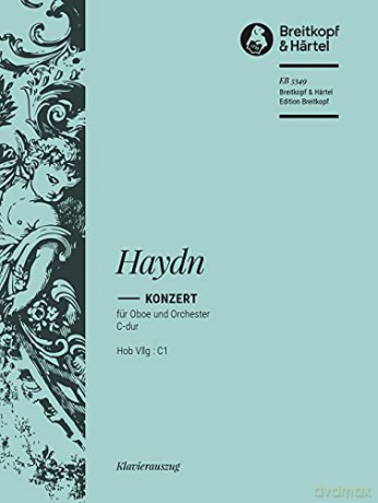 Oboe Concerto in C major (Hob VIIg:C1) - oboe part with piano reduction - (EB 5349) - Joseph Haydn [KSIĄŻKA]