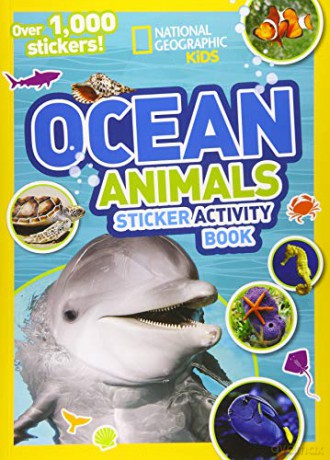 Ocean Animals Sticker Activity Book: Over 1,000 stickers! (National Geographic Kids) - National Geographic Kids [KSIĄŻKA]