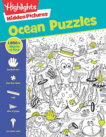 Ocean Puzzles (Hidden Pictures) - Highlights [KSIĄŻKA]