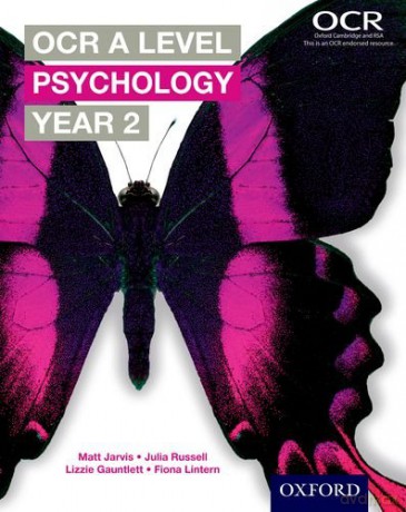 OCR A Level Psychology Year 2 - Matt Jarvis [KSIĄŻKA]