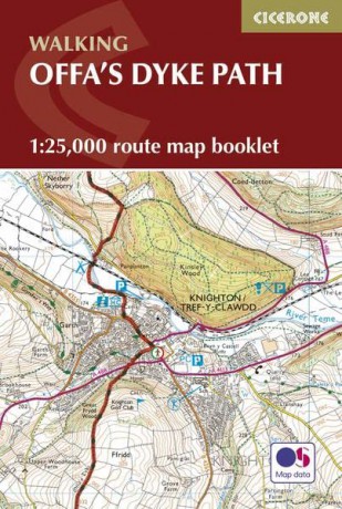 Offas Dyke Map Booklet: 1:25,000 OS Route Mapping (Cicerone Guide) - Mike Dunn [KSIĄŻKA]