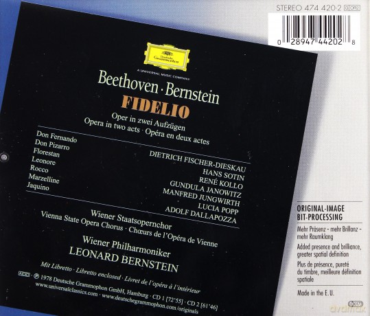 Bernstein/Janowitz: Beethoven Fidelio [2CD]