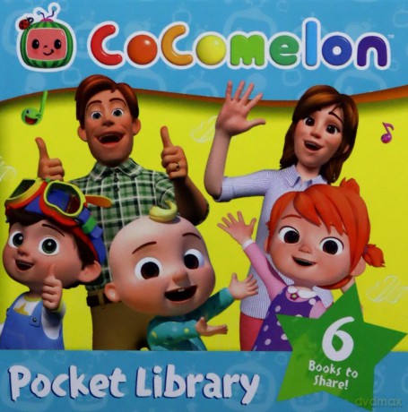 Official CoComelon Pocket Library: 6 little books about JJ, his family and friends - perfect for pre-schoolers! - Cocomelon [KSIĄŻKA]