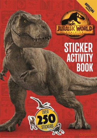 Official Jurassic World Dominion Sticker Activity Book: Over 250 Stickers [KSIĄŻKA]