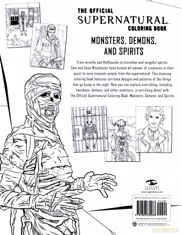 Official Supernatural Colouring Book: Monsters, Demons, and Spirits - Insight Editions [KOMIKS]