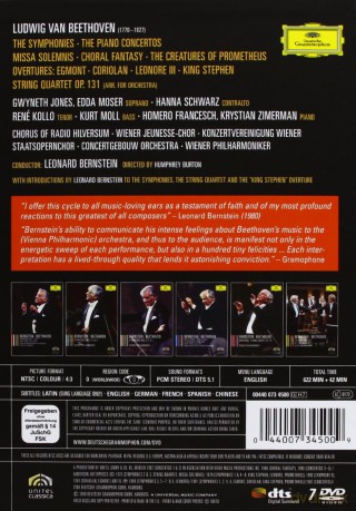 Bernstein: Beethoven Cycle Box [7DVD]