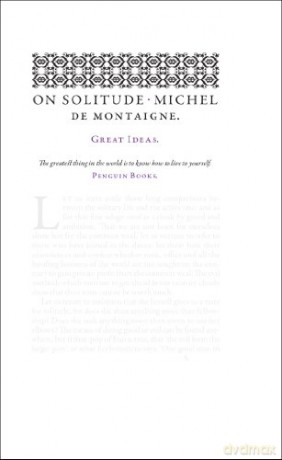 On Solitude: Michel de Montaigne (Penguin Great Ideas) - Michel de Montaigne [KSIĄŻKA]