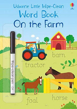 On the Farm (Little Wipe-Clean Word Books): 1 - Felicity Brooks [KSIĄŻKA]