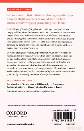 On the Origin of Species n/e (Oxford World's Classics) - Charles Darwin [KSIĄŻKA]