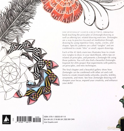 One Zentangle A Day: A 6-Week Course in Creative Drawing for Relaxation, Inspiration, and Fun (One A Day) - Beckah Krahula [KSIĄŻKA]