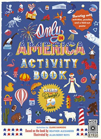 Only in America Activity Book (13): Volume 13 (The 50 States) - Claire Saunders [KSIĄŻKA]