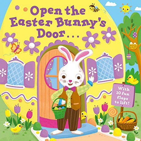 Open the Easter Bunny's Door: An Easter Lift-the-Flap Book - Jannie Ho [KSIĄŻKA]