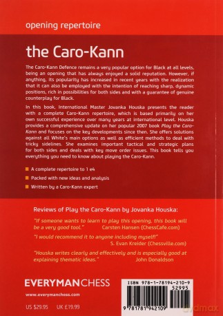 Opening Repertoire: The Caro-Kann (Everyman Chess: Opening Repertoire) - Jovanka Houska [KSIĄŻKA]