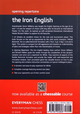 Opening Repertoire: The Iron English - Williams [KSIĄŻKA]