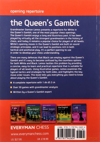 Opening Repertoire: The Queens Gambit (Everyman Chess) - Damien Lemos [KSIĄŻKA]