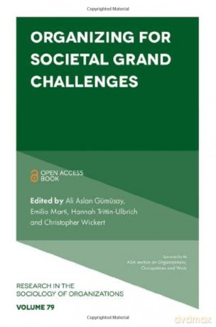 Organizing for Societal Grand Challenges (Research in the Sociology of Organizations, 79) [KSIĄŻKA]