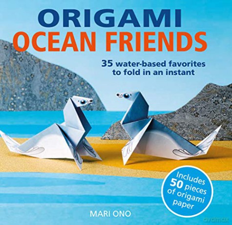 Origami Ocean Friends: 35 water-based favorites to fold in an instant: includes 50 pieces of origami paper - Mari Ono [KSIĄŻKA]