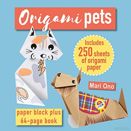 Origami Pets: Paper block plus 64-page book - Mari Ono [KSIĄŻKA]