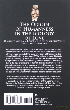 Origin of Humanness in the Biology of Love - Humberto Maturana Romesin [KSIĄŻKA]