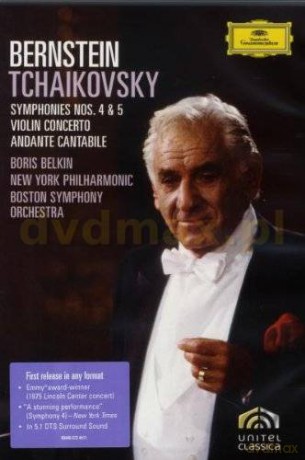 Bernstein: Tchaikovsky:Symphonies Nos.4&5 [DVD]