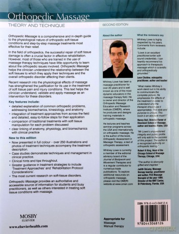 Orthopedic Massage: Theory and Technique - Whitney W. Lowe LMT [KSIĄŻKA]