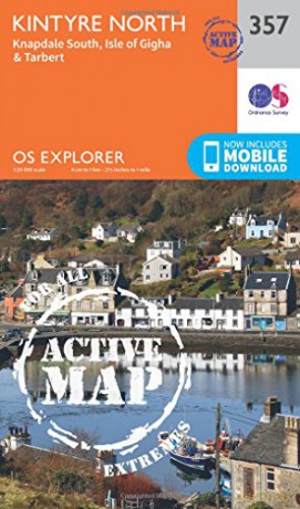 OS Explorer Map Active (357) Kintyre North (OS Explorer Active Map) - Ordnance Survey [KSIĄŻKA]